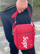 SUPREME Messenger red color men’s bag