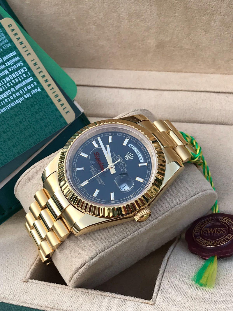 Rolex Daydate black dial