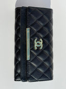 Chanel new trendy black leather model women’s wallet