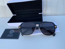 VERSACE BLACK MEDUSA RETRO CHARM SUNGLASSES