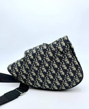 Dior blue shoulder pistole bag