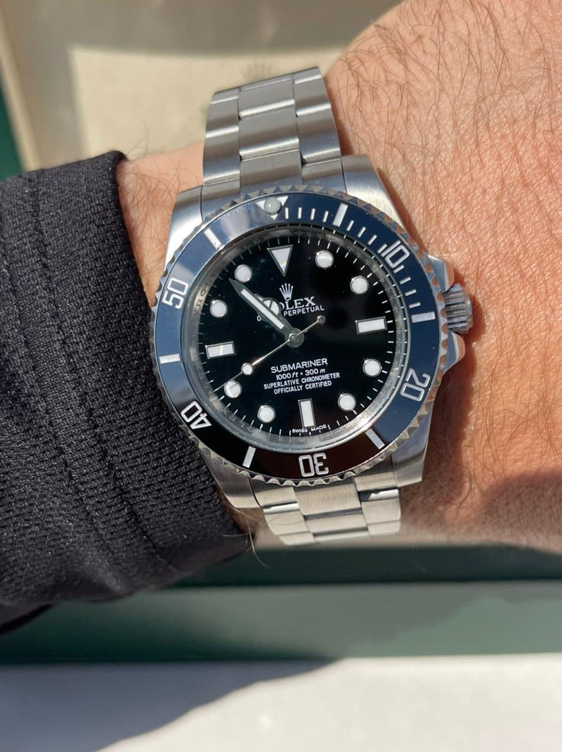 Rolex Submariner No Date Black Dial