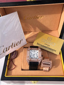 Cartier Santos 100 Diamanti Iced Out