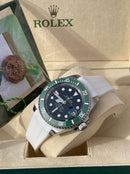 Best Replica Rolex Submariner Green hulk with white strap