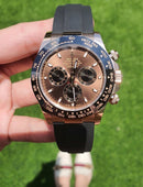Best Replica  Rolex Daytona black / rose Gold
