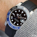 Rolex blue GMT master II with blue strap