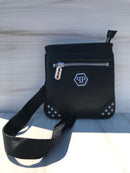 Philipe Plein full black big shoulder bag