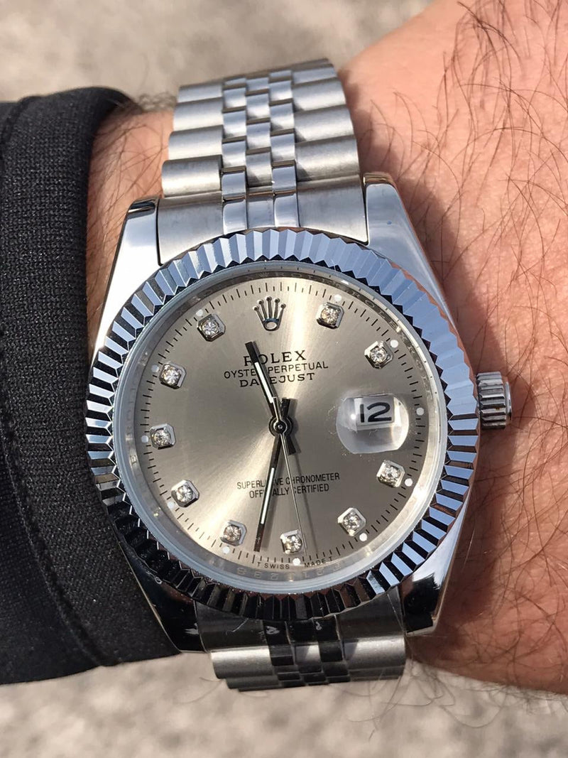 Rolex Datejust with diamonds