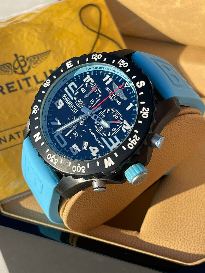 Breitling Super Ocean Blue Rubber
