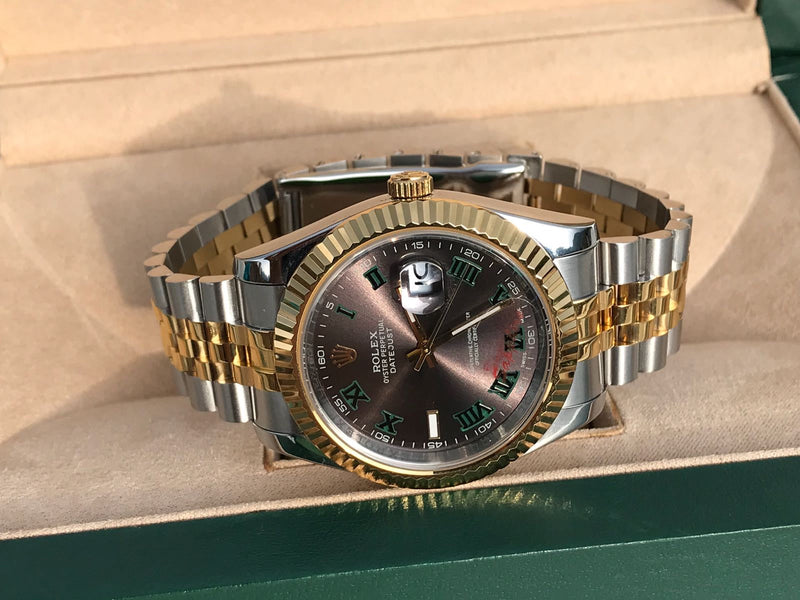 Datejust bicolour Wimbledon model