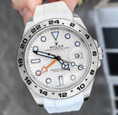 Rolex Explorer ll with black - red -white - orange strap