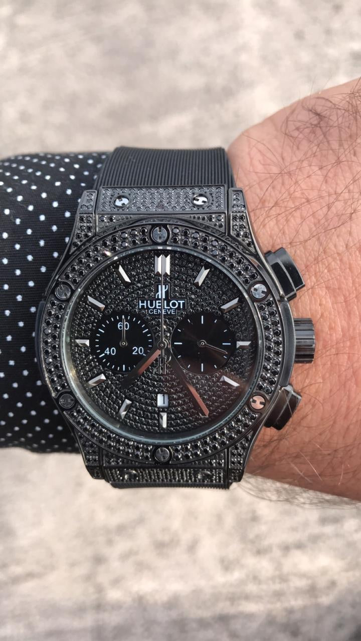 Hublot Big Bang Black Magic Mad Iced Out