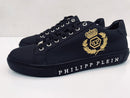 Best Replica Philipe Plein black color leather sneakers, Swiss