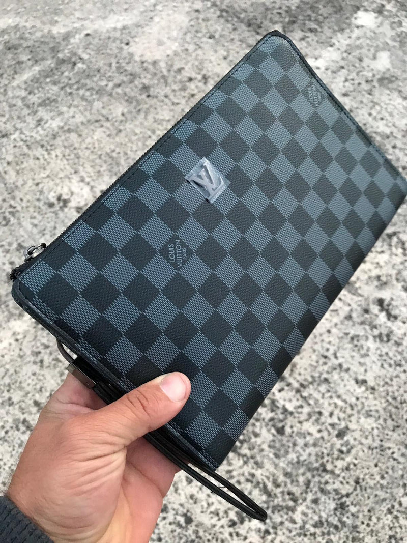 LV black hand bag