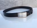Philipe Plein BELT black with metallic sign grey colour