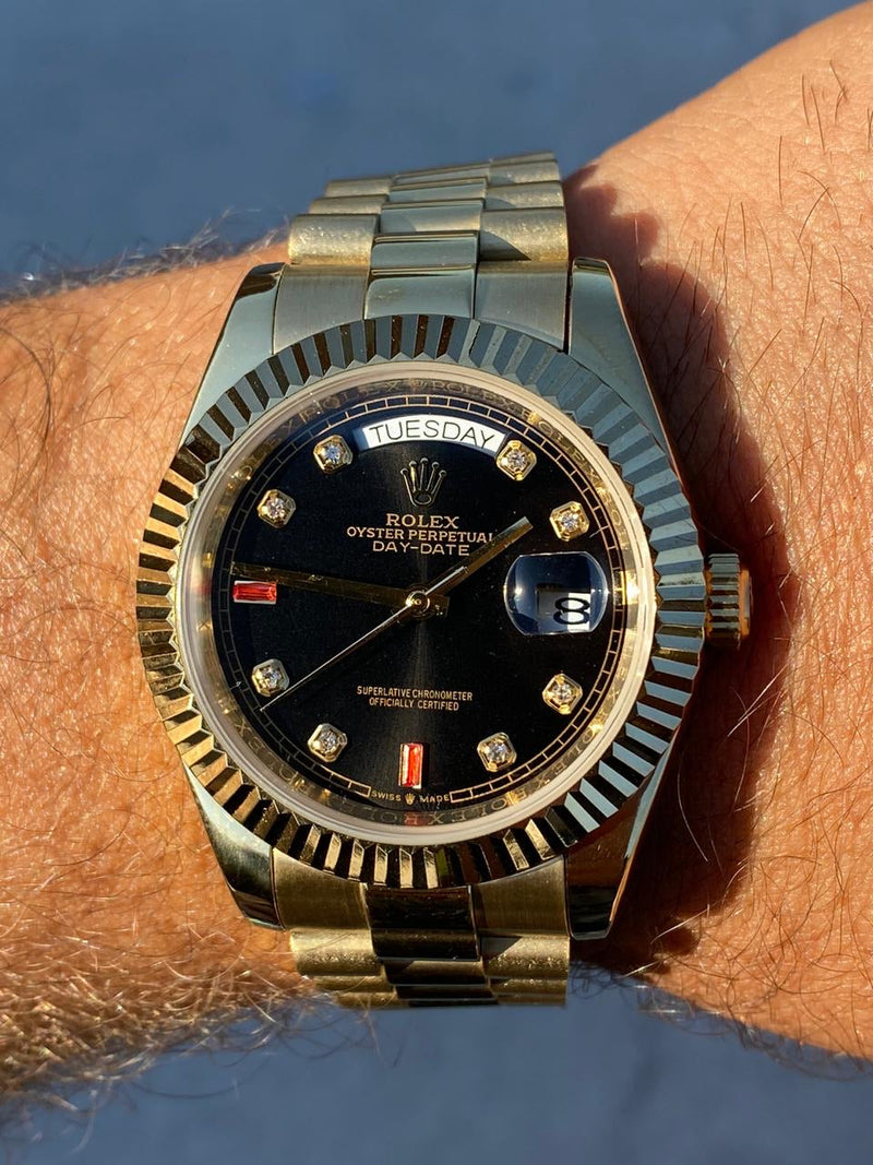 Rolex Daydate With Diamonds