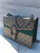 GG mixed green colour women casual and work bag