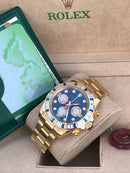 Best Replica Rolex Daytona gold with blue dial