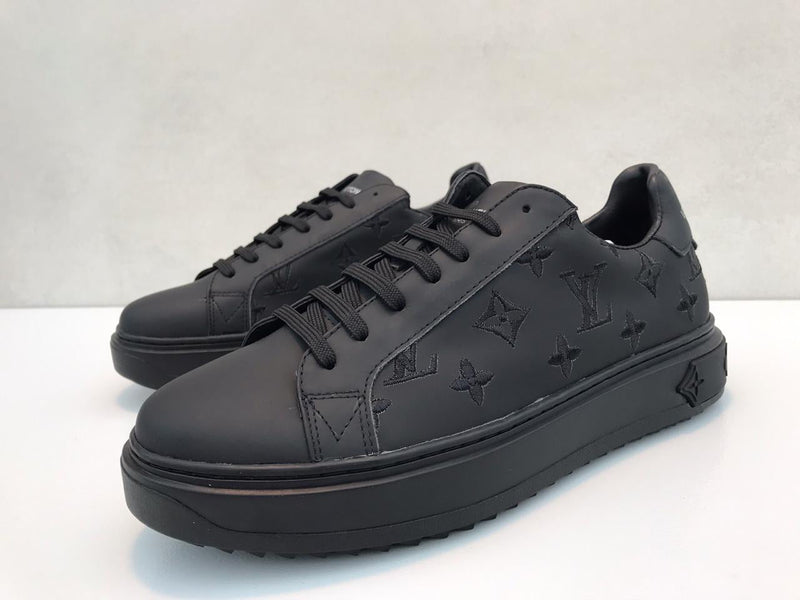 Best Replica LV short black leather shoes - sneakers