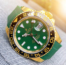 Rolex  GMT master II rosegold with black strap