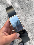 Philipe Plein BELT black with metallic sign grey colour