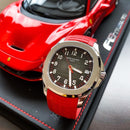 Patek Philippe Nautilus red strap