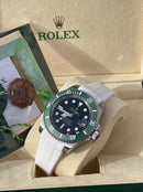 Best Replica Rolex Submariner Green hulk with white strap