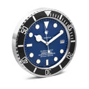 Submariner blue & black wall clock