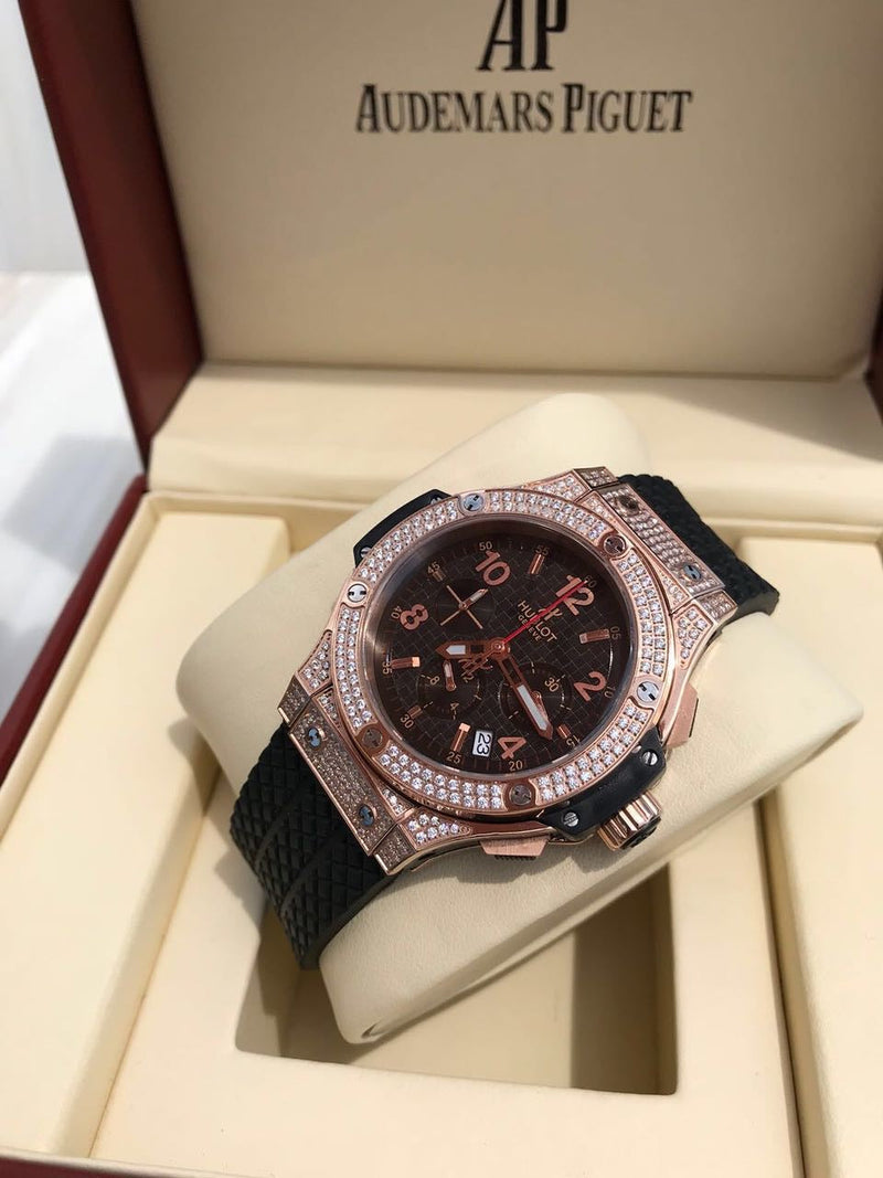 Hublot Big Bang Rose&gold bling bling