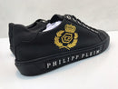 Best Replica Philipe Plein black color leather sneakers, Swiss