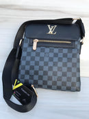 LV black shoulder bag L V