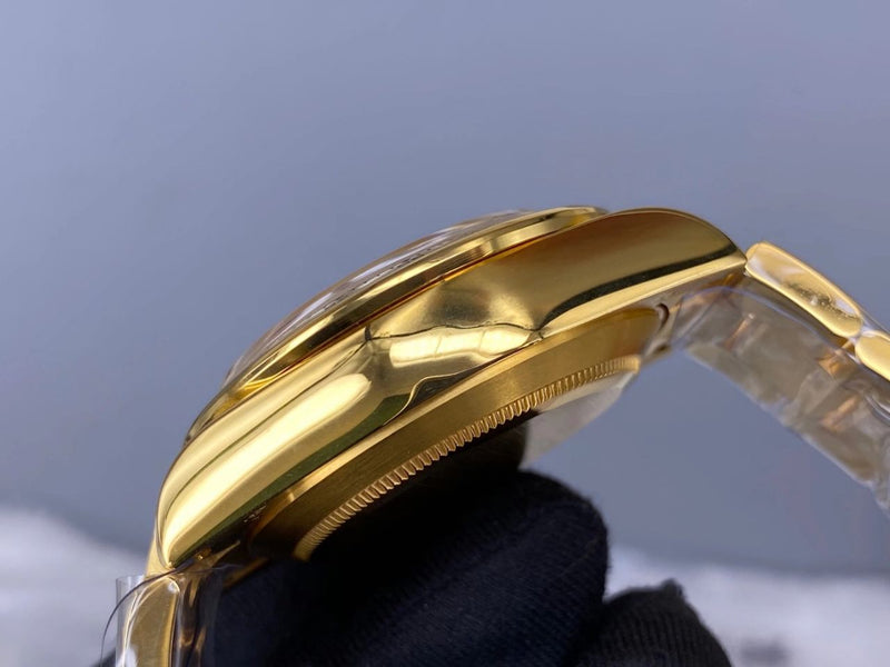 Best Replica 24 karat gold Rolex Daytona Full Gold Cosmograph 1:1 Doublete ETÁ