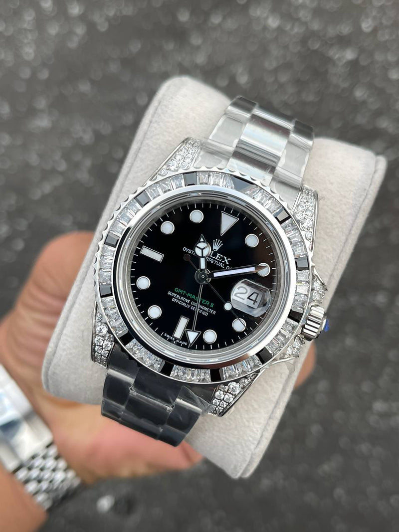 Rolex GMT Master ll Black diamonds