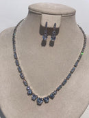 Zircon diamonds Necklace bling bling with zircon ears