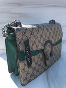 GG mixed green colour women casual and work bag