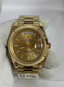 Daydate romano gold with dial 3135 1:1 Doublete ETÁ super clone