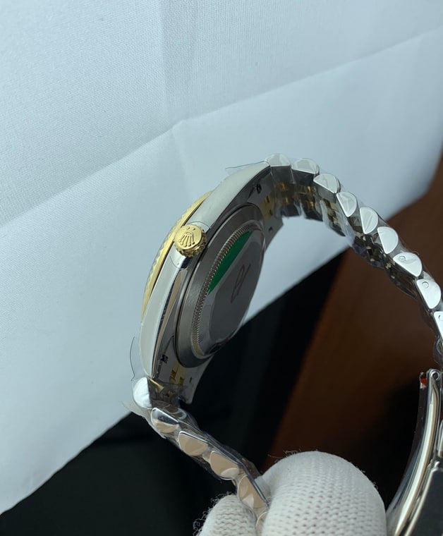 Best Replica Rolex Datejust romano wimbeldon two tone 1:1 Doublete ETÁ super clone