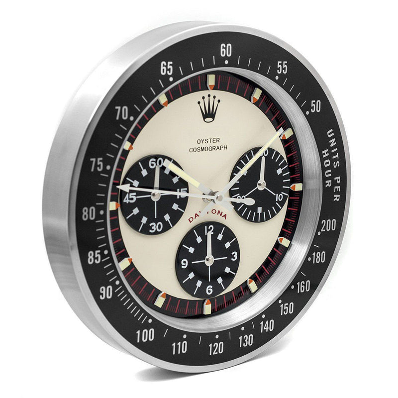 Best Replica Daytona black and white Newman wall clock