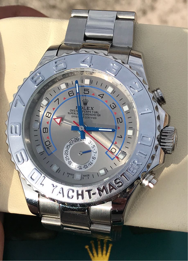 Rolex Yacht Master rhodium