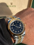 Rolex Datejust bicolor black dial