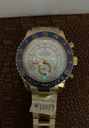 Rolex Yacht Master ll standard gold with white dial 1:1 Doublete super clone ETÁ