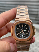 Best Replica Patek Philippe Nautilius Brown with black field thin case Super clone (with orders)