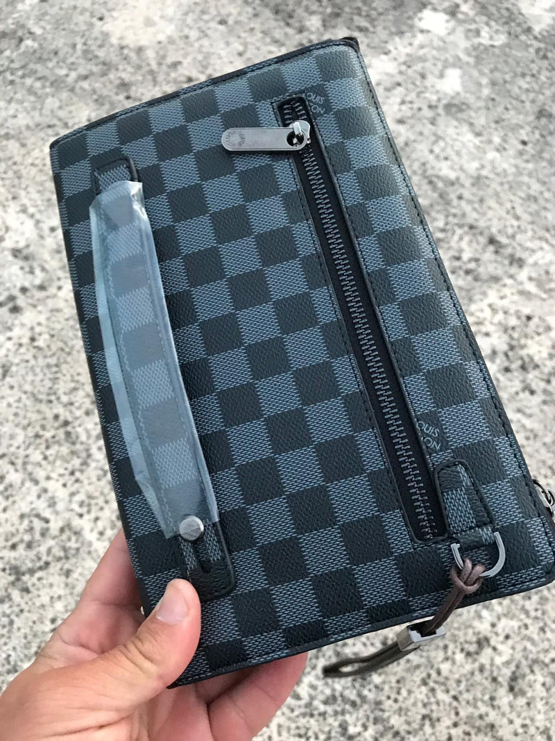LV black hand bag