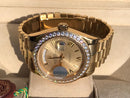 Rolex Daydate 40 mm gold with diamonds Iced Out