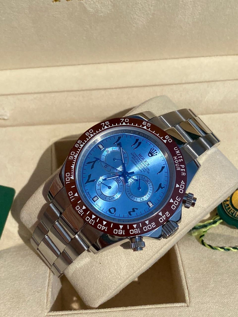 Rolex Daytona platinum with Arabic Numerals