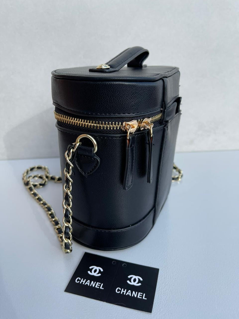 Chanel new trendy black leather model women’s bag