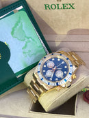 Best Replica Rolex Daytona gold with blue dial