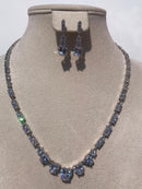 Zircon diamonds Necklace bling bling with zircon ears