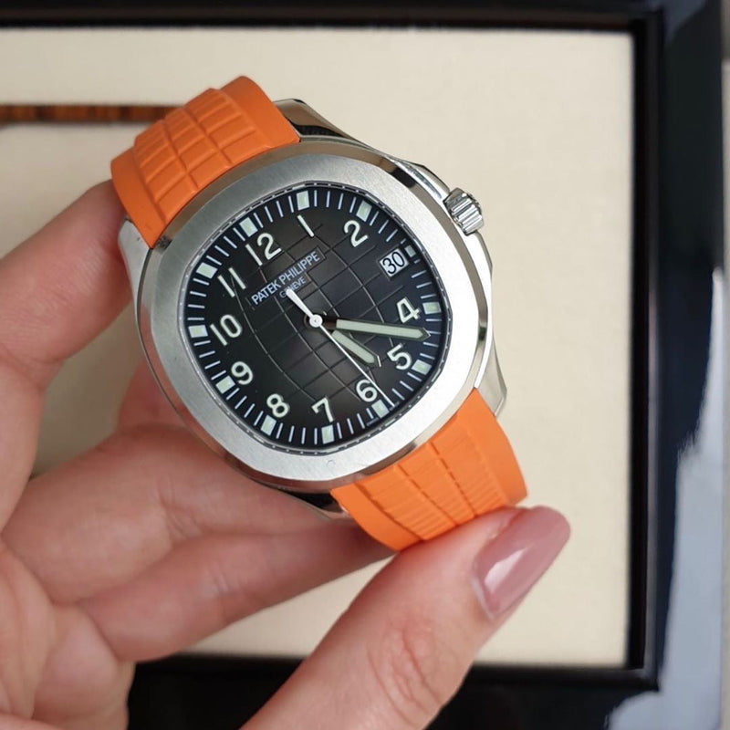 Patek Philippe Nautilus orange strap