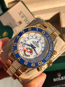 Rolex Yacht Master ll bling bling Iced Out